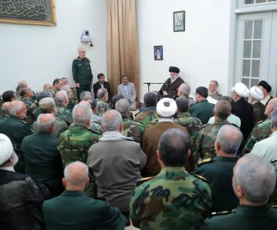 khamenei-meets-with-iranian-soldiers-praises-its-israel-strike-2