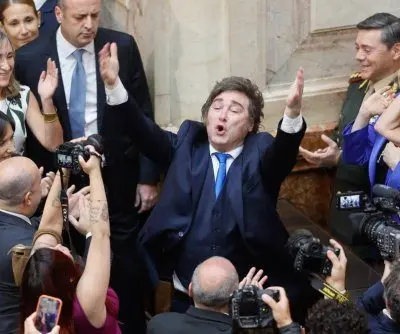 Argentina’s Milei opens legislative year, cites alliance with U.S.