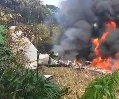 Military aircraft carrying 125 people crashes in Colombia