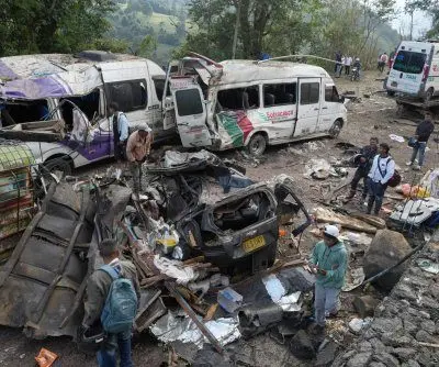 Colombian authorities search for suspect in deadly highway bombing