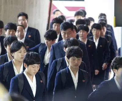 North Korean women’s soccer club arrives in South Korea
