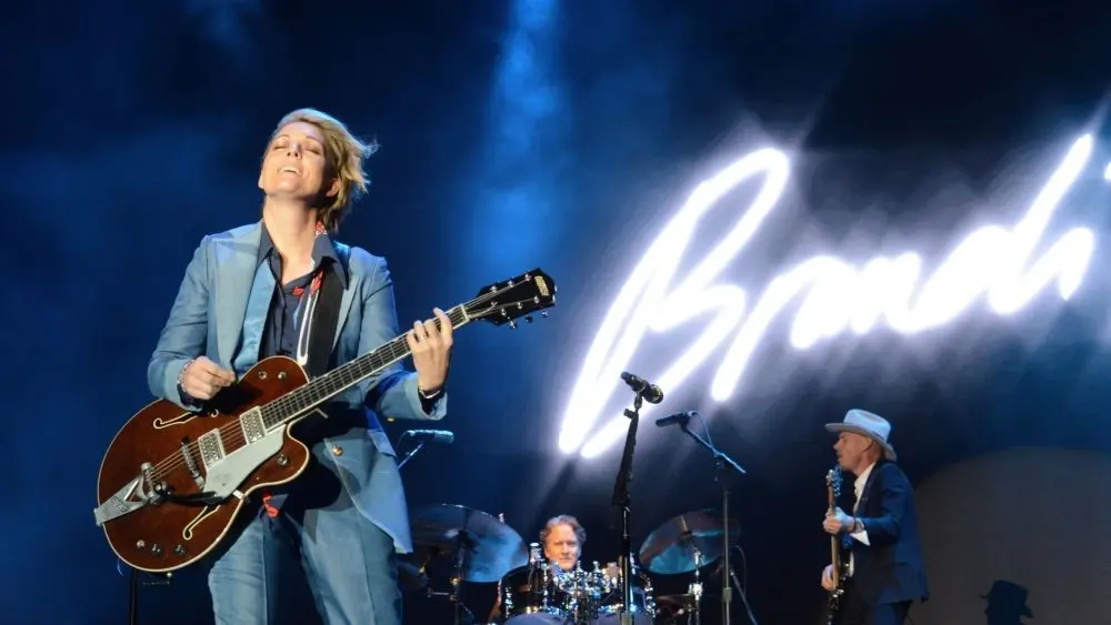 Brandi Carlile performs at the 2022 Sound on Sound Music Festival in Bridgeport^ Connecticut - September 25^ 2022