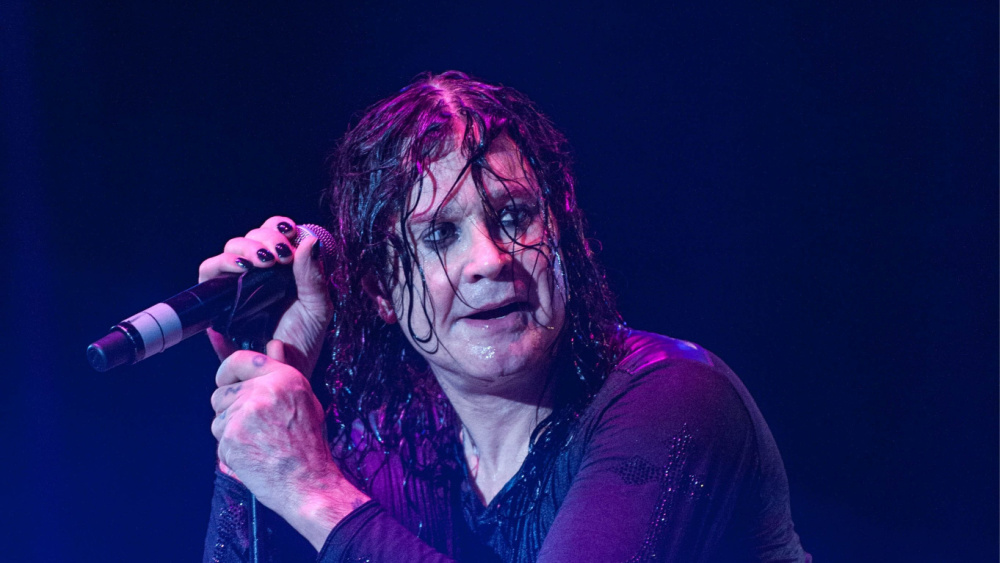 Singer Ozzy Osbourne performs during halftime of an NFL football game  between the Los Angeles Rams and the Buffalo Bills Thursday, Sept. 8, 2022,  in Inglewood, Calif. (AP Photo/Mark J. Terrill Stock