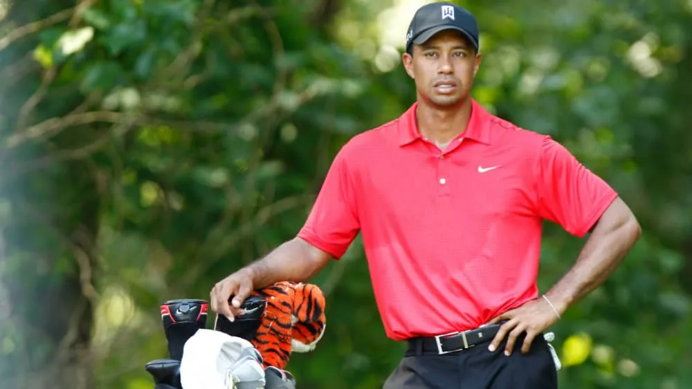 Tiger Woods on the 13th hole during the final round of the AT&T National on July 1^ 2012 at Congressional Country Club in Bethesda^ Maryland.