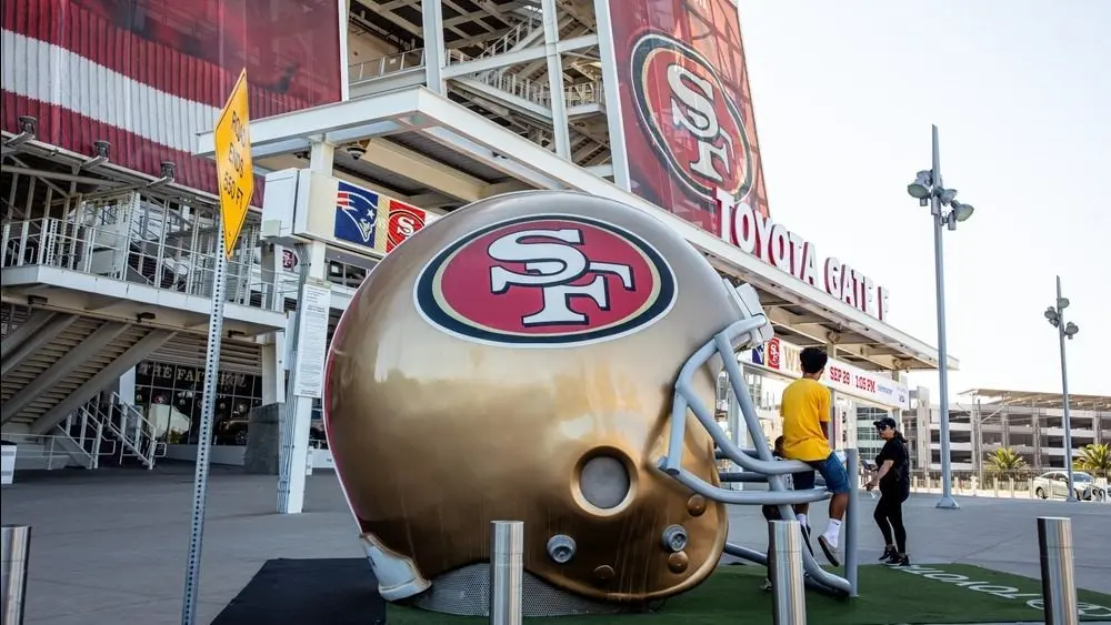 Levi's or Levis Stadium^ American football stadium located in Silicon Valley home venue for the National Football League's San Francisco 49ers. Santa Clara^ California US - September 21^ 2024