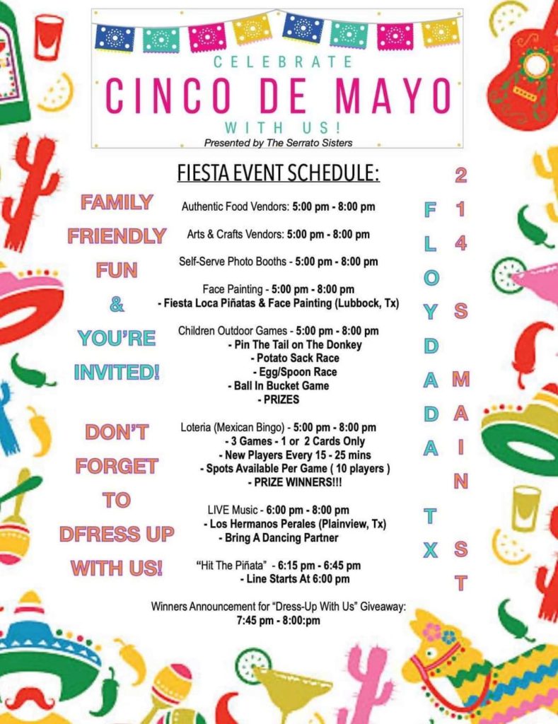 Serrato Sisters hosting Cinco de Mayo celebration Wednesday | Floyd ...