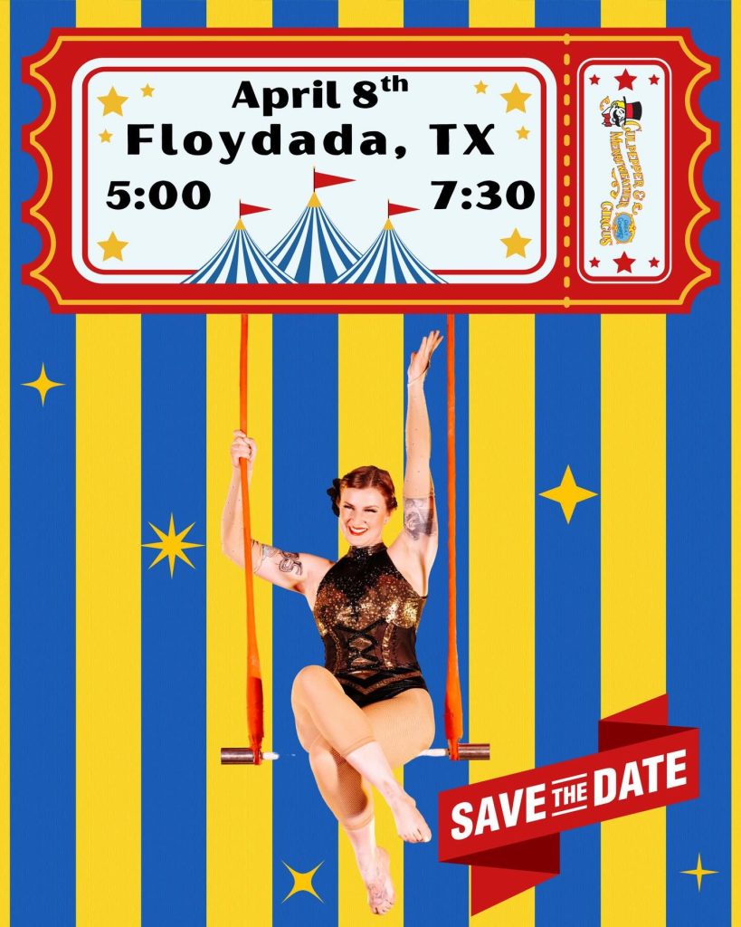 Culpepper & Merriweather Circus in Floydada Today with Two