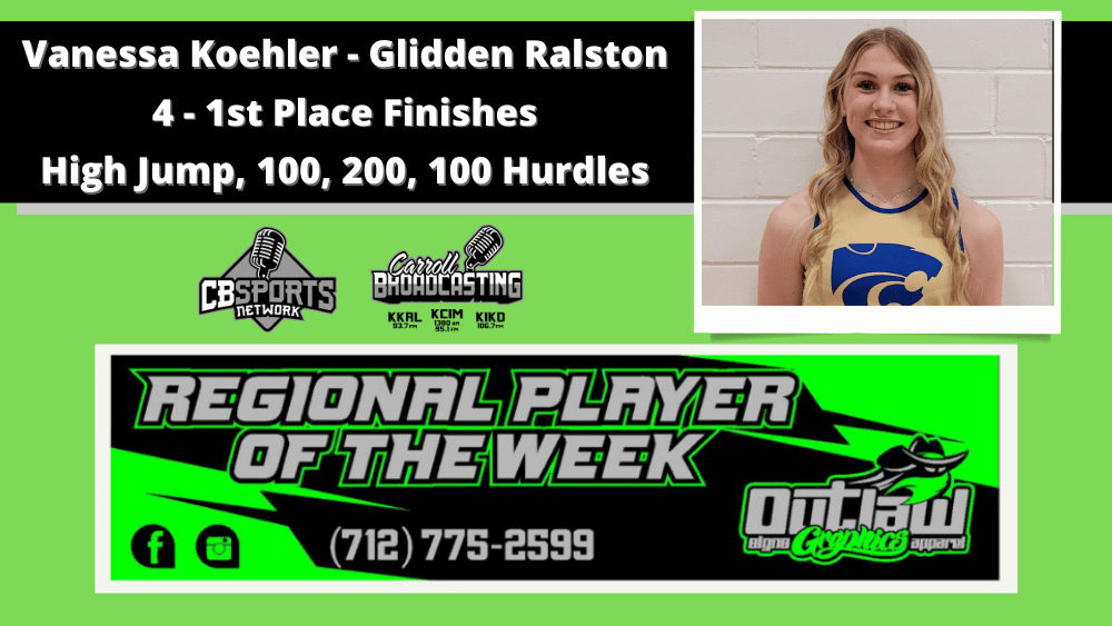 Vanessa Koehler of Glidden Ralston 3-31-2023