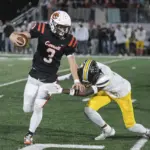 fb-chs-ahs099-25-10-24: Carroll High wins a Class 3A district title with a 35-7 win over Atlantic in a battle of 3-0 teams (in district play) at Carroll Athletic Field on Friday, October 24, 2025.