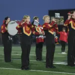 fb-khs-gv-christ122-25-10-24: Kuemper Catholic wins 35-0 over Grand View Christian in a Class 2A first-round playoff game held Friday, Oct. 24, 2025, at Carroll Athletic Field.