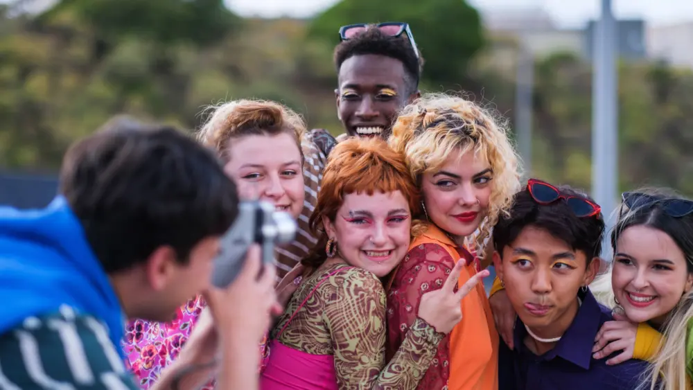 group-of-teenagers-of-different-ethnicities-recording-a-lifestyle-video