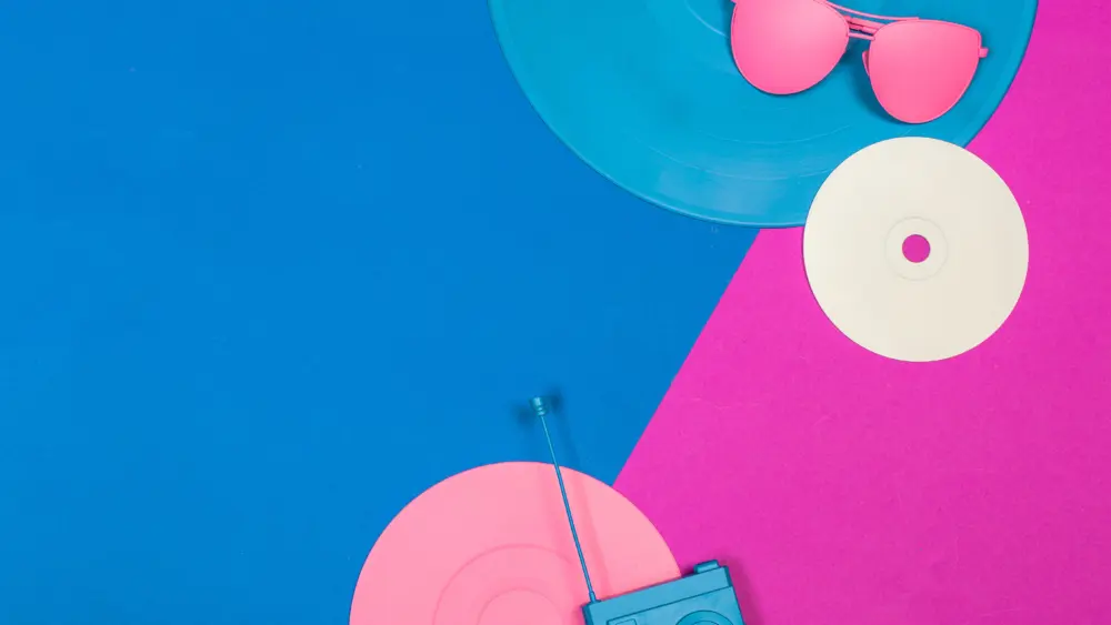 colorful-vinyl-records-and-retro-sunglasses-create-a-vibrant-mus