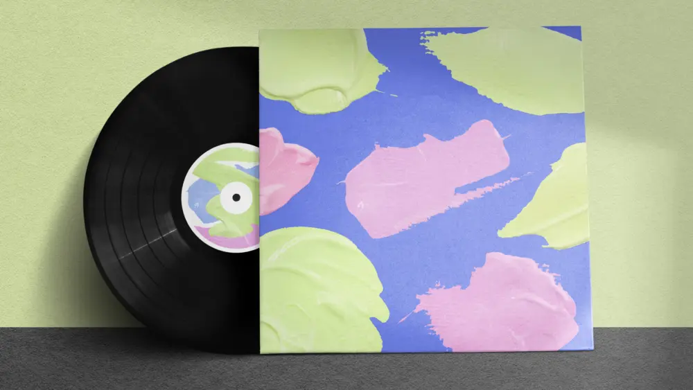 vinyl-record-cover-in-colorful-acrylic-paint-style