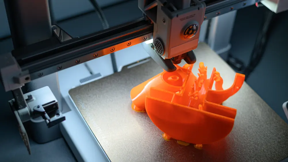 3d-printer-creating-vibrant-orange-prototype-model