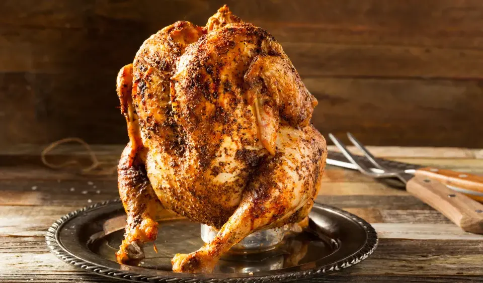 homemade-grilled-beer-chicken-bbq-1081053377