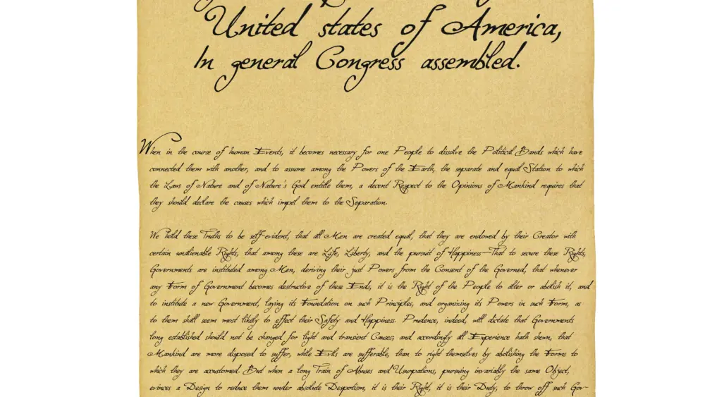 declaration-of-independence-isolated-on-white