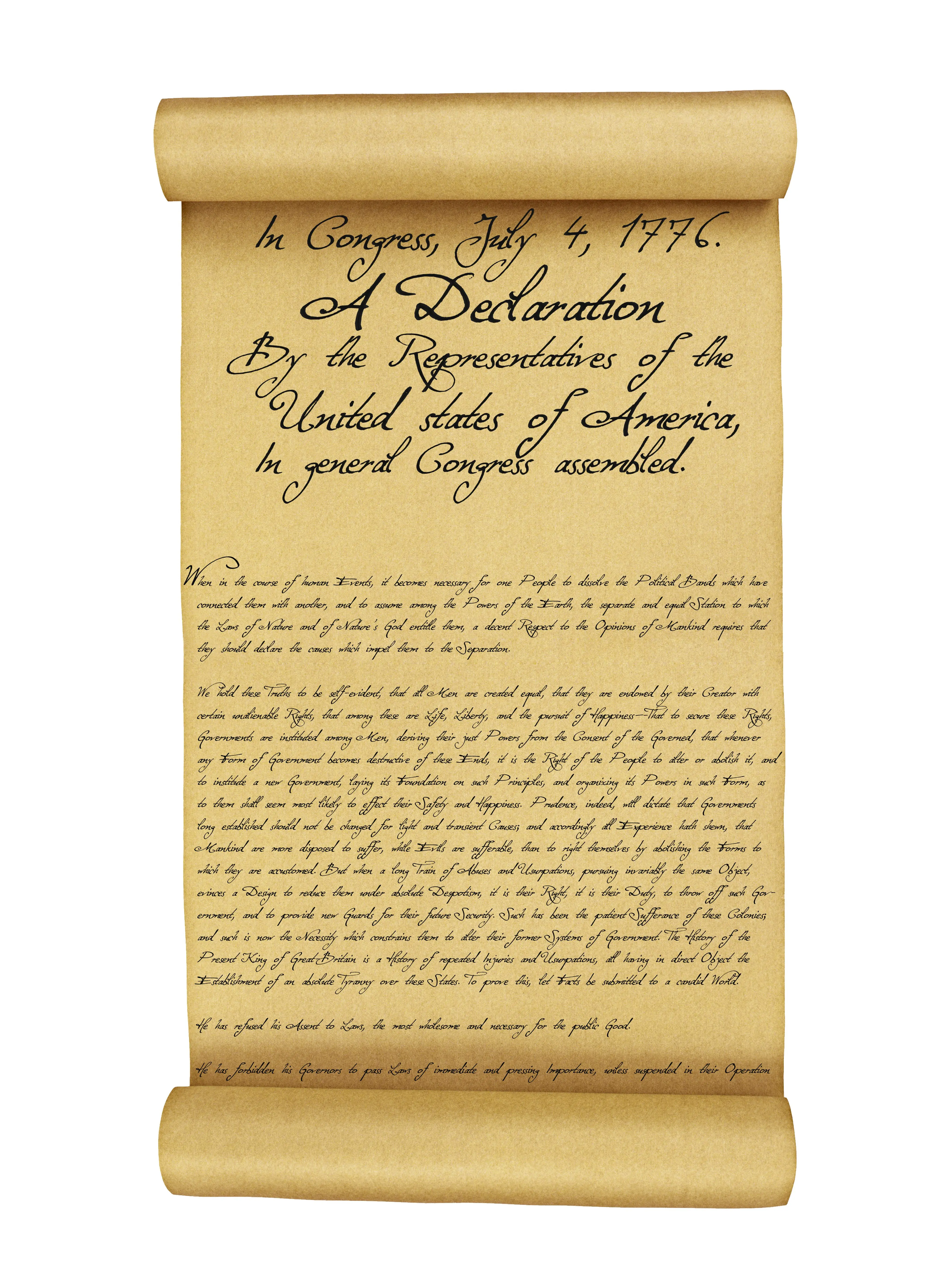 declaration-of-independence-isolated-on-white