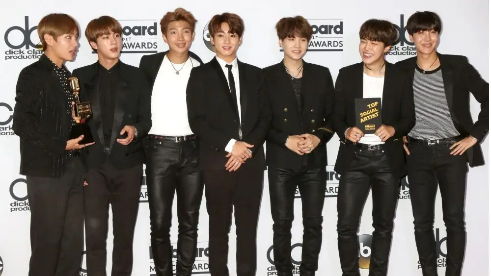 BTS at the 2017 Billboard Awards Press Room at the T-Mobile Arena on May 21^ 2017 in Las Vegas^ NV