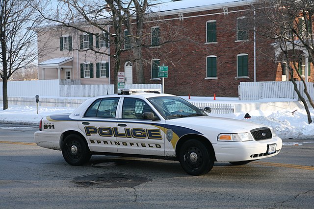 Police cruiser in Springfield, Illinois Credit: Daniel Schwen Creative Commons Attribution-Share Alike 4.0