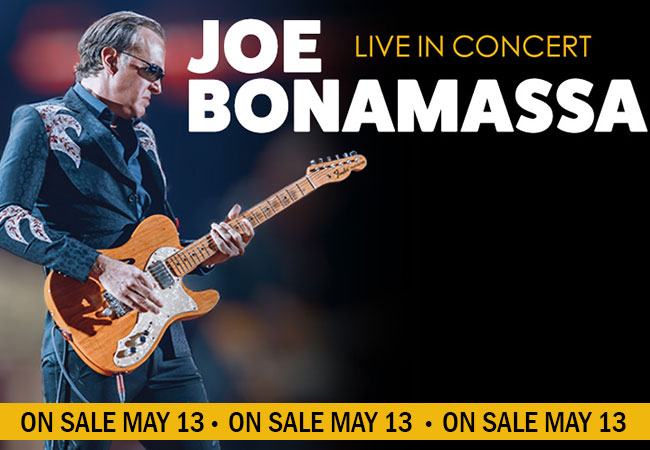 Guitarist Joe Bonamassa To Appear At UIS | 98.7 WNNS