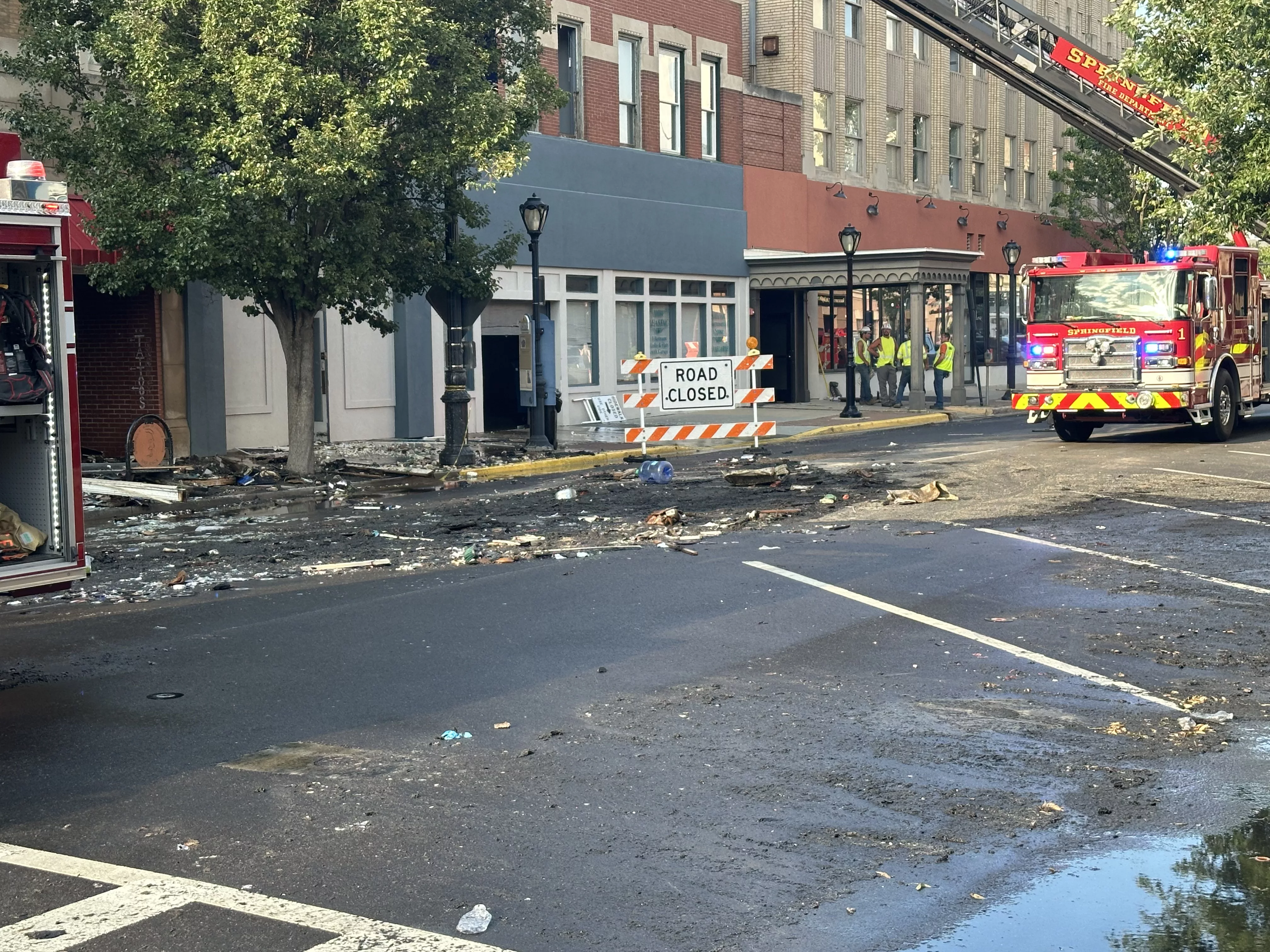 Adams Street still shut down around last week's Juneteenth fire that ...