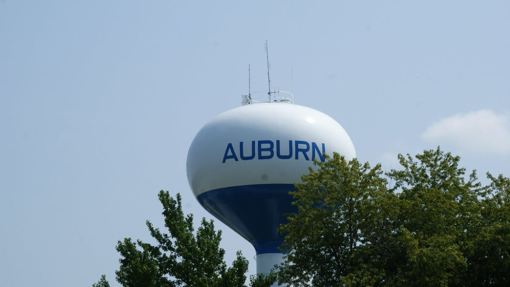 auburn, water tower