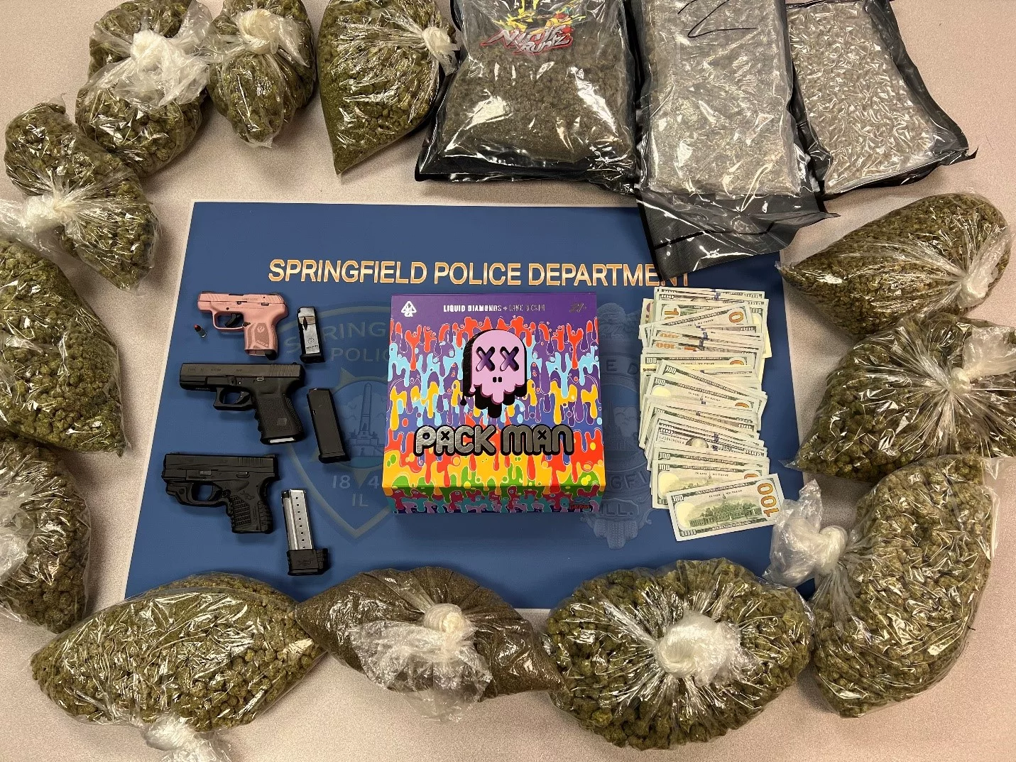 marijuana, guns, weapons, the, wax, arrest, January 5, SPD