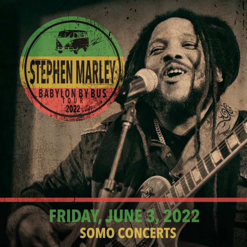 Stephen Marley at SOMO *POSTPONED TO JUNE 3* The Krush 95.9