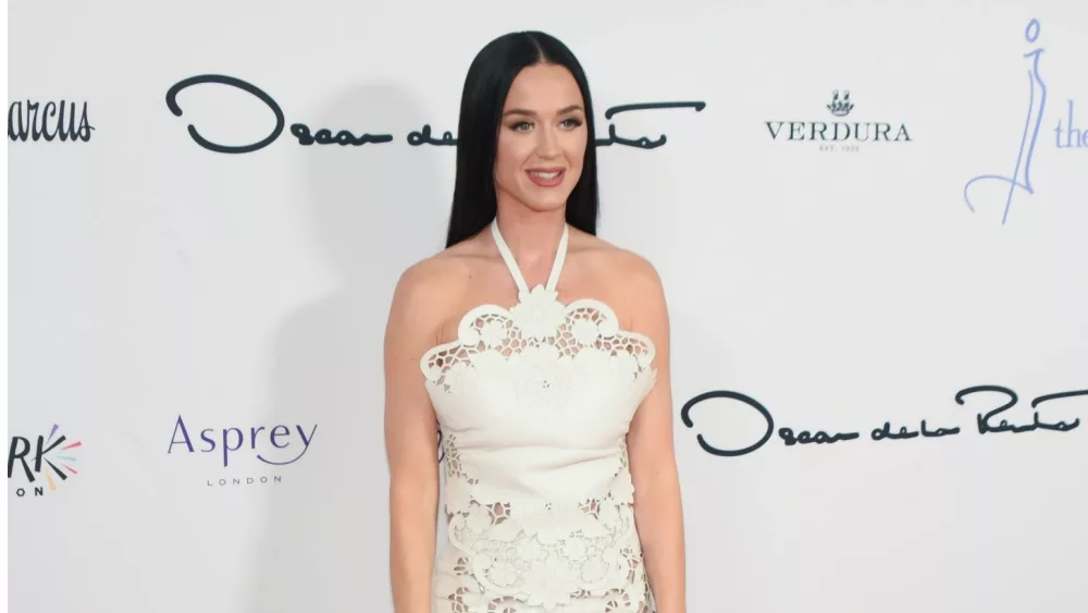 Katy Perry attends the 35th Annual Colleagues Spring Luncheon and Oscar de la Renta Fashion Show. Beverly Hills^ CA USA - April 25^ 2024: