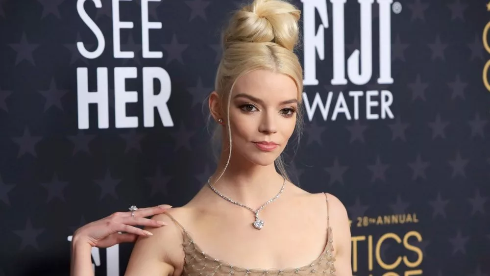 Anya Taylor-Joy at the 28th Annual Critics Choice Awards at Fairmont Century Plaza on January 15^ 2023 in Los Angeles^ CA.