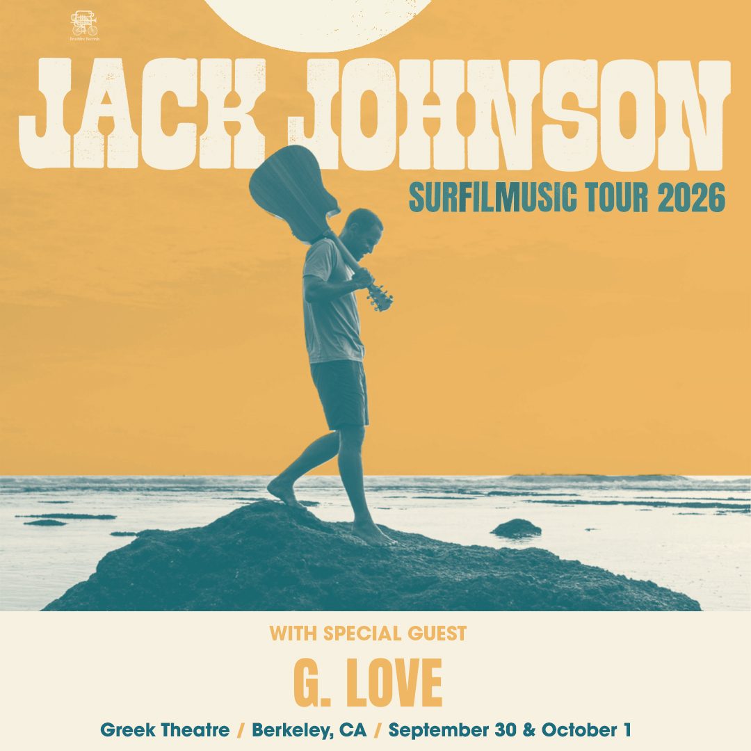 Jack Johnson w/ G. Love at the Greek Theatre Berkeley – The Krush 95.9