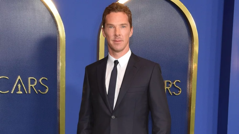 Benedict Cumberbatch arrives for the Oscar Nominee Luncheon on February 07^ 2022 in Century City^ CA