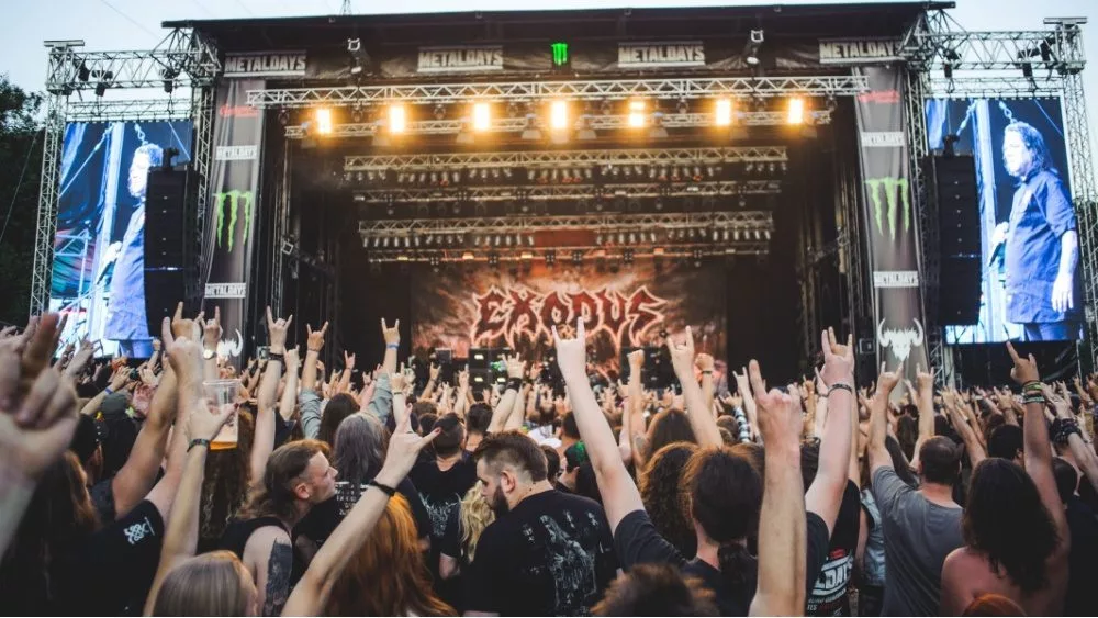 Exodus performing at Metaldays Festival on July 29th^ 2016 in Tolmin^ Slovenia.