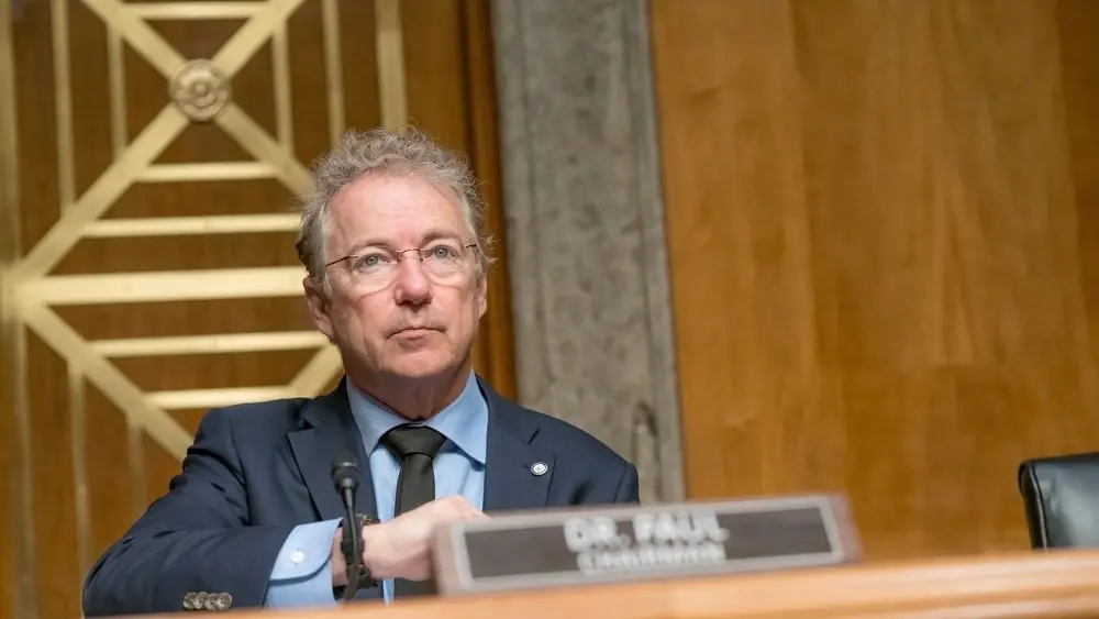 Committee Chairman Rand Paul during Senate Committee On Homeland Security and Governmental Affairs hearing to examine COVID whistleblower James Erdman III's testimony^ Dirsken Senate Office Building. WASHINGTON DC^ UNITED STATES^ MAY 13^ 2026