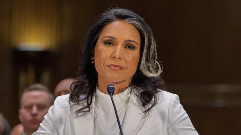 Senate Intelligence committee holds a hearing to examine the nomination of Tulsi Gabbard^ to be Director of National Intelligence. Washington DC - January 30^ 2025