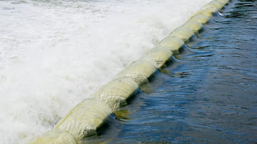 waterflowingfromthedam