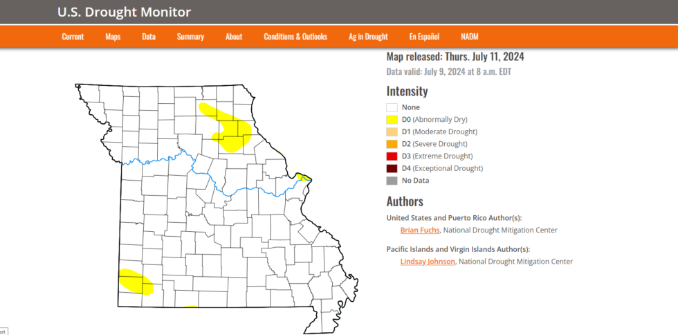 Moderate Drought Conditions In Missouri Wiped Out 