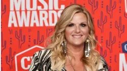 Trisha Yearwood attends the 2019 CMT Music Awards at the Bridgestone Arena on June 5^ 2019 in Nashville^ Tennessee.