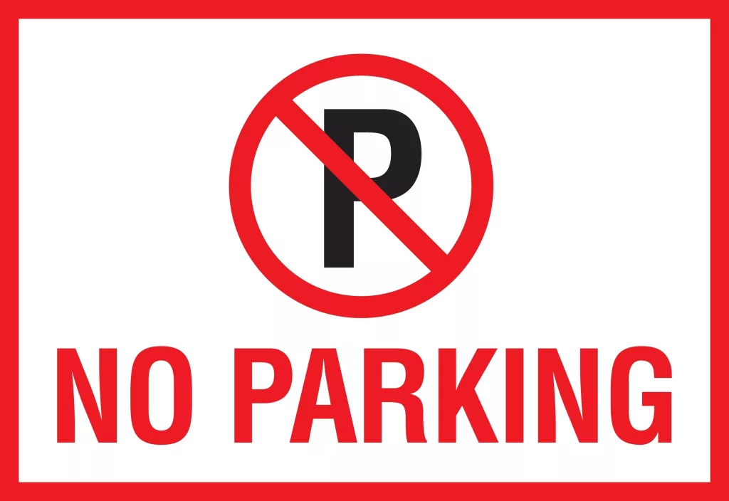 noparkingsignnotparkyourcarhere