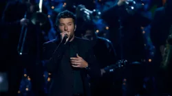 Brett Eldredge performs at the 2014 CMA Country Christmas at the Bridgestone Arena on November 7^ 2014 in Nashville^ Tennessee.