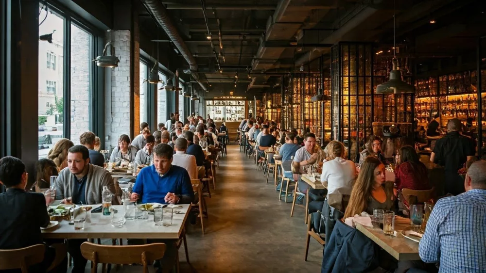indoorphotoofafancyandmodernrestaurantfullof
