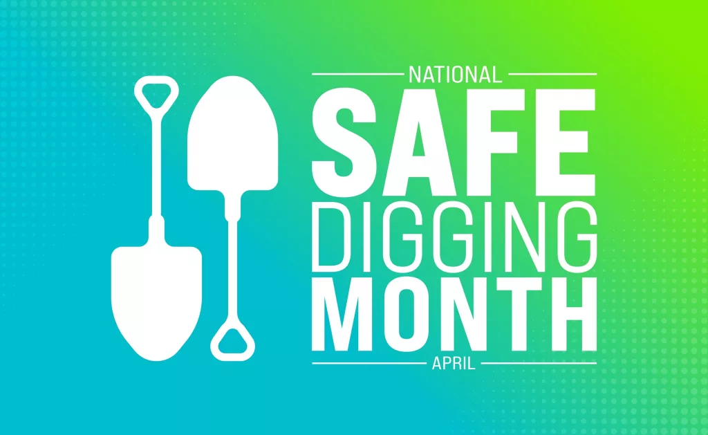 aprilisnationalsafediggingmonthbackgroundtemplate-holidayconcept