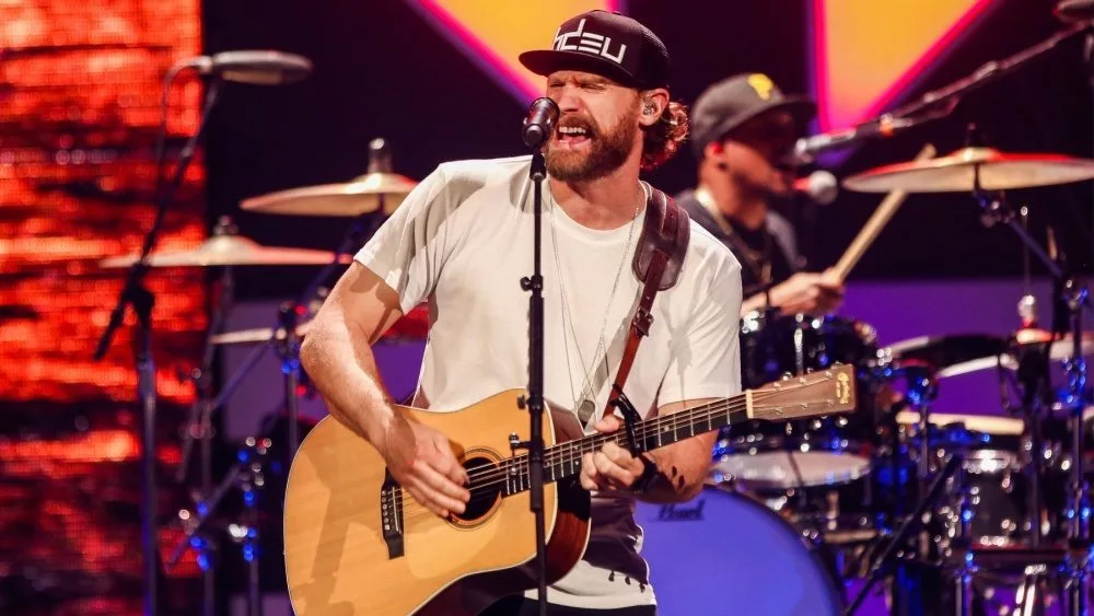 Chase Rice performs onstage during the 2021 iHeartCountry Festival Presented By Capital One at The Frank C. Erwin Jr. Center on October 30^ 2021 in Austin^ Texas.