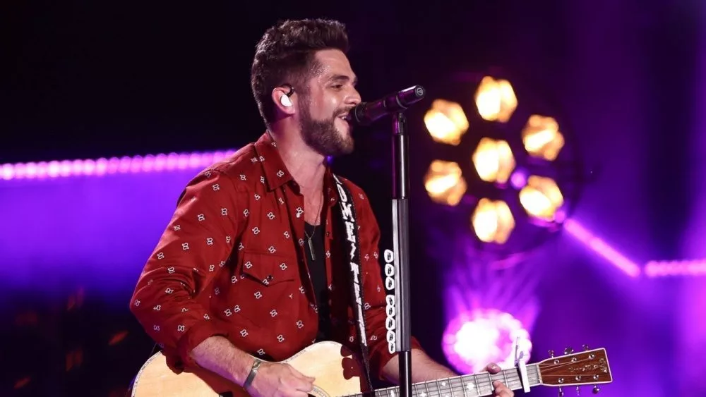 Thomas Rhett performs in concert during the CMA Music Festival on June 10^ 2017 at Nissan Stadium in Nashville^ Tennessee.