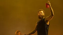 Post Malone performs at Bonnaroo music festival Manchester^ Tennessee USA - 06-15-2024