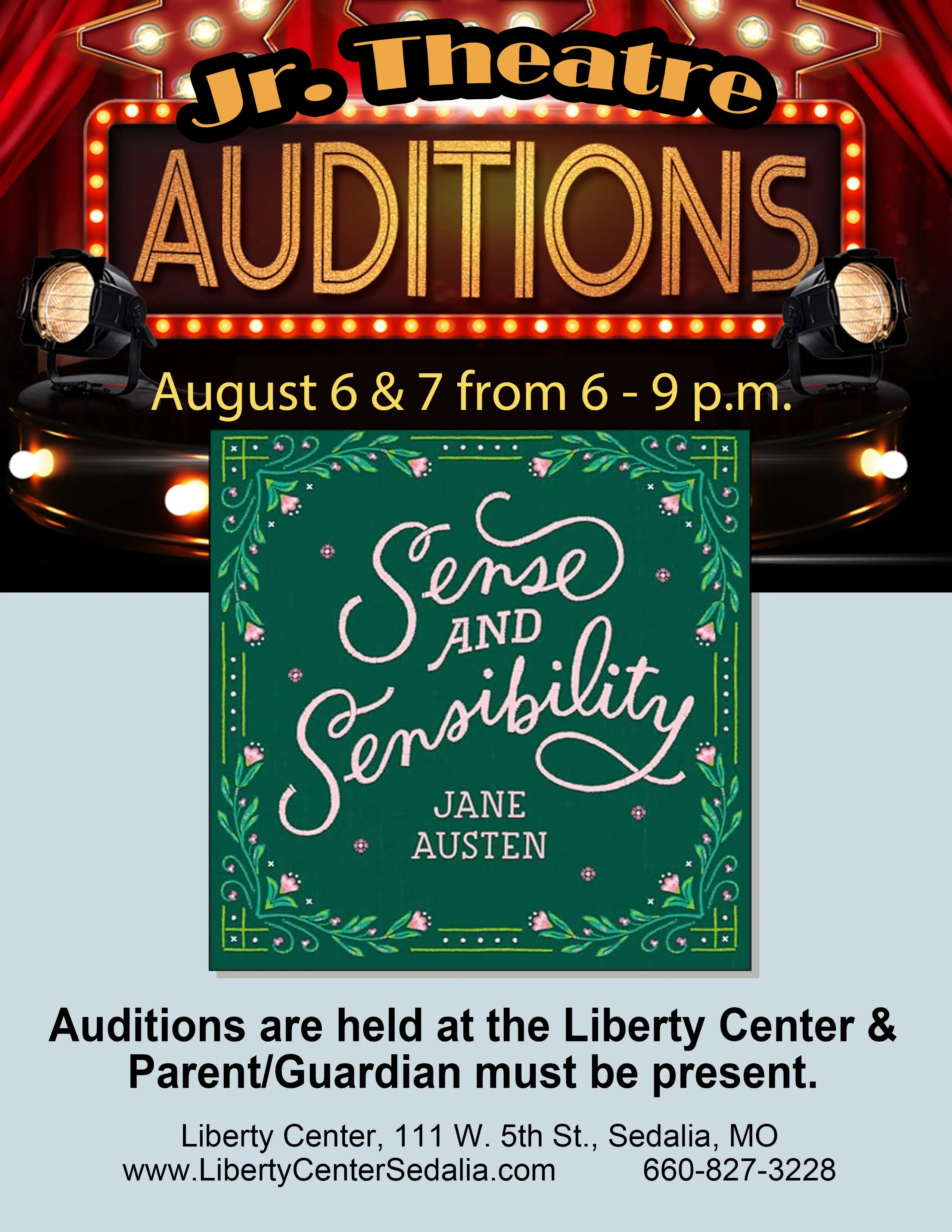 audition-flyer-sense-sensibility-jr