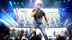 Luke Bryan performs in concert at the XFINITY Theatre on September 13^ 2014 in Hartford^ Connecticut.