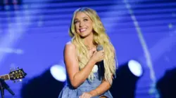 Megan Moroney performs in Hollywood^ Florida on November 14^ 2024.