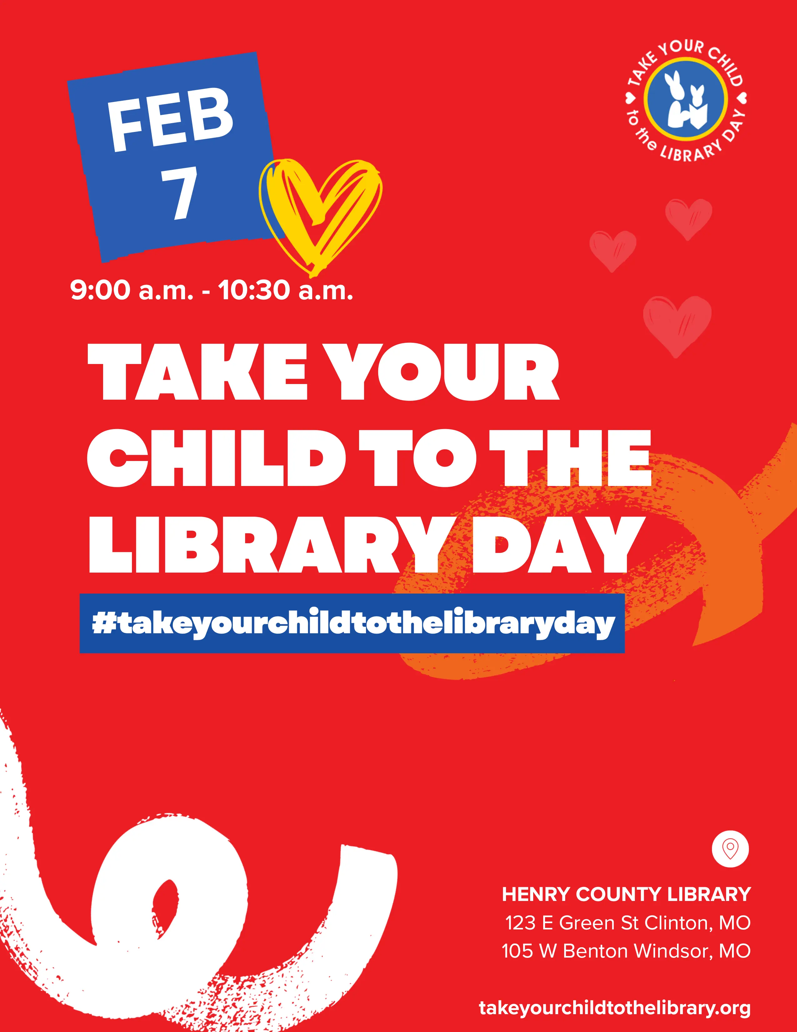 take-your-child-to-the-library-day-poster