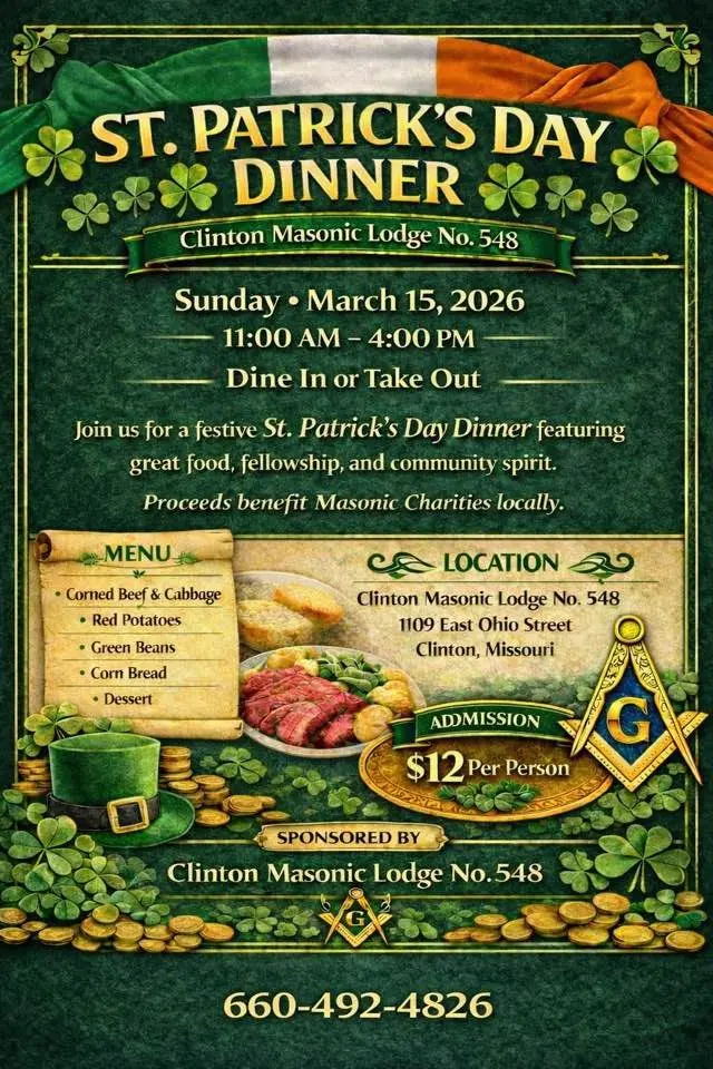 clintonmasoniclodge-stpatricksday